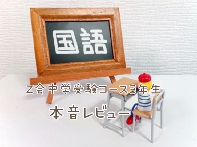 Ｚ会中学受験コース３年生「国語」の本音レビュー！受講をおすすめする３つの理由【体験談ブログ】